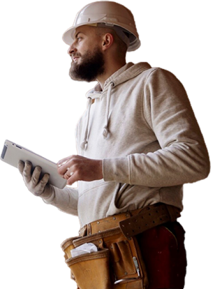 Commercial Roofing 1 medium shot man working with helmet 1 e1783090271674