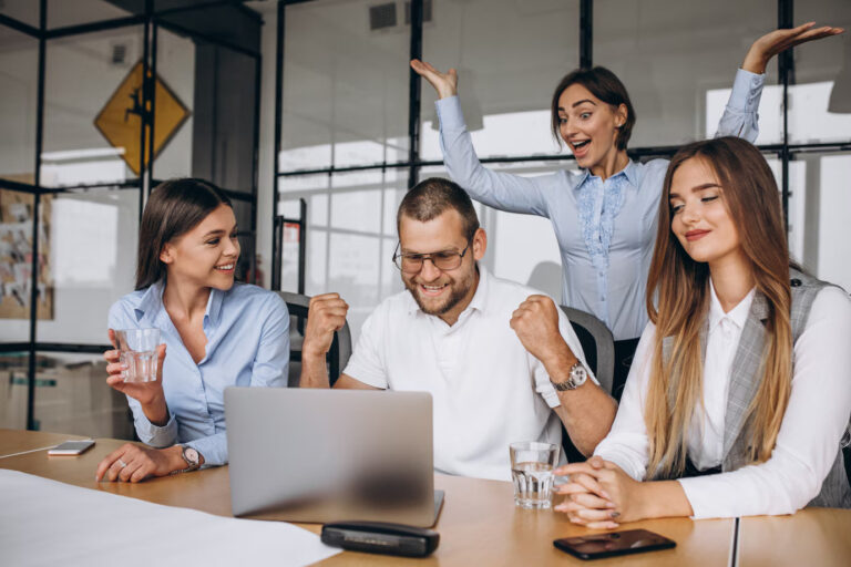 group people working out business plan office 1303 15834