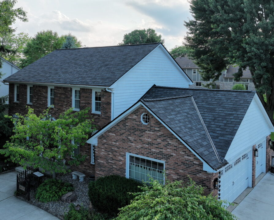 Residential Roofing 1 Residential roof replacement completed by Arrow Roofing Services in Southeast Michigan